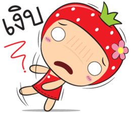 strawberry zaa sticker #13085179