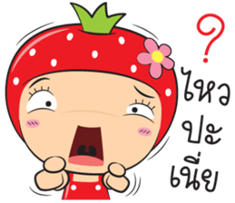 strawberry zaa sticker #13085180