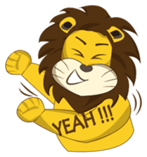 Joy Love Lions sticker #13085626