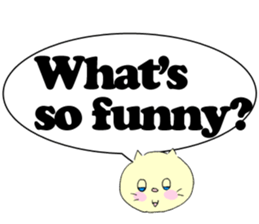 Useful English and easy to read! sticker #13085976