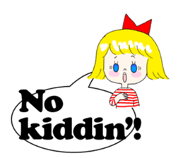 Useful English and easy to read! sticker #13085993