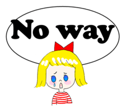 Useful English and easy to read! sticker #13085994