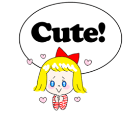 Useful English and easy to read! sticker #13086003