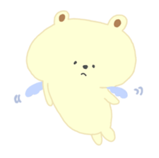 little bear hachi. sticker #13086075