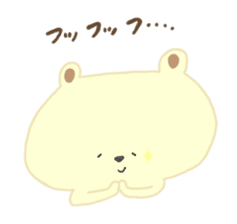 little bear hachi. sticker #13086079