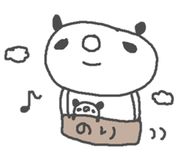 Nori cute panda stickers! sticker #13086437