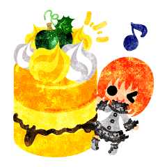 Pumpkin sweets and little people