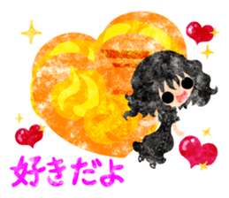 Pumpkin sweets and little people sticker #13086490