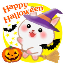 Winter pretty rabbit 6 sticker #13086526