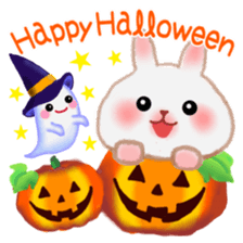 Winter pretty rabbit 6 sticker #13086527