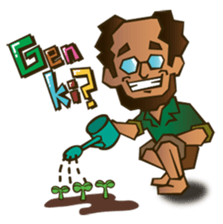 Mr.Carlo's easy Japanese sticker #13086890