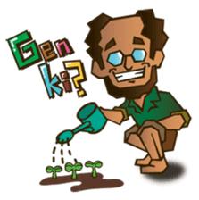 Mr.Carlo's easy Japanese sticker #13086890