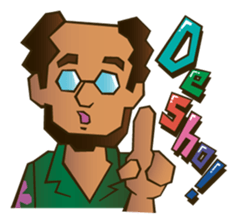 Mr.Carlo's easy Japanese sticker #13086901