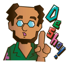 Mr.Carlo's easy Japanese sticker #13086901