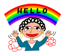 hanamaru mum sticker #13086992