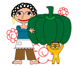 hanamaru mum sticker #13087006