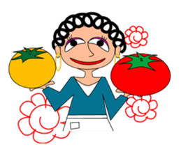 hanamaru mum sticker #13087007