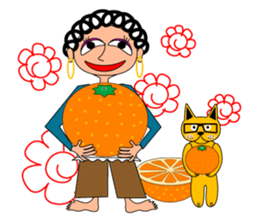 hanamaru mum sticker #13087008