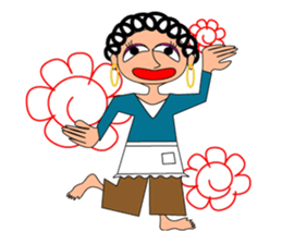 hanamaru mum sticker #13087018