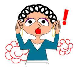 hanamaru mum sticker #13087019