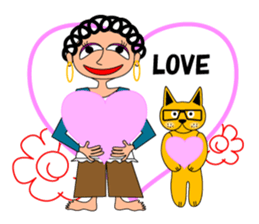 hanamaru mum sticker #13087021