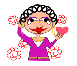 hanamaru mum sticker #13087024