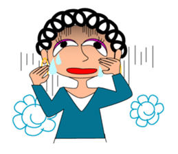 hanamaru mum sticker #13087026