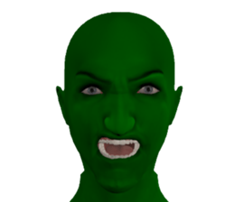 Green Human sticker #13087151