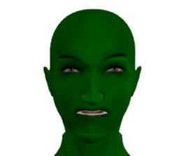 Green Human sticker #13087152