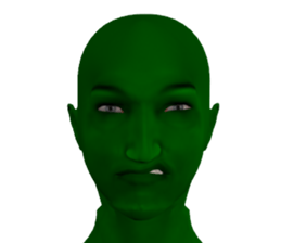 Green Human sticker #13087153