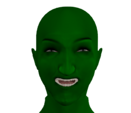 Green Human sticker #13087155