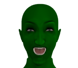 Green Human sticker #13087158