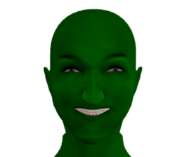 Green Human sticker #13087160