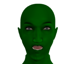 Green Human sticker #13087167