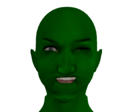 Green Human sticker #13087171