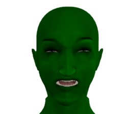 Green Human sticker #13087173