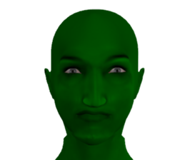 Green Human sticker #13087176