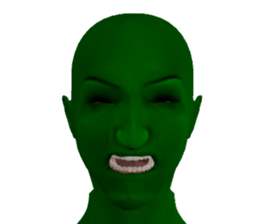 Green Human sticker #13087177