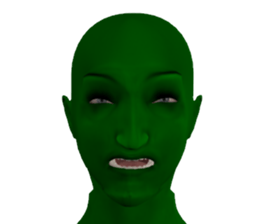 Green Human sticker #13087178