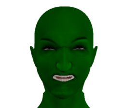 Green Human sticker #13087179