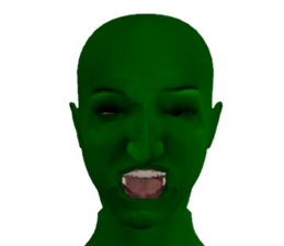 Green Human sticker #13087181