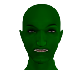 Green Human sticker #13087182