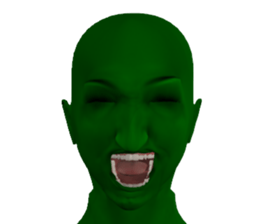 Green Human sticker #13087183