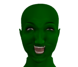 Green Human sticker #13087185