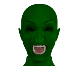 Green Human sticker #13087188