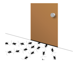 Cockroach moving 3 (English) sticker #13087441