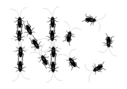 Cockroach moving 3 (English) sticker #13087443