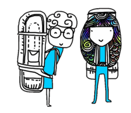 Ann and poppy sticker #13087838