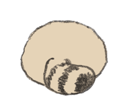 Raccoon dog and raccoon sticker #13087967