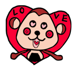 ONIGIRI Monkey sticker #13087985